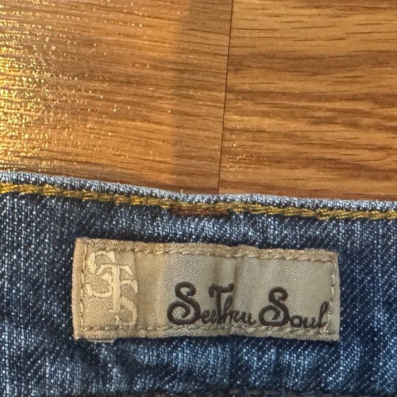 See Thru Soul Dino Flare Jeans - Picture 10 of 11